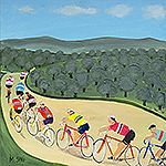 Strade bianche tra gli olivi